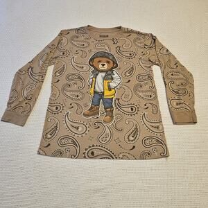 Bailey Apparel Hustle Bear Long Sleeve Shirt Size XL (18-20)